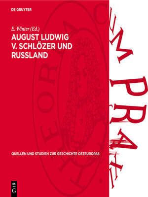 cover image of August Ludwig v. Schlözer und Russland